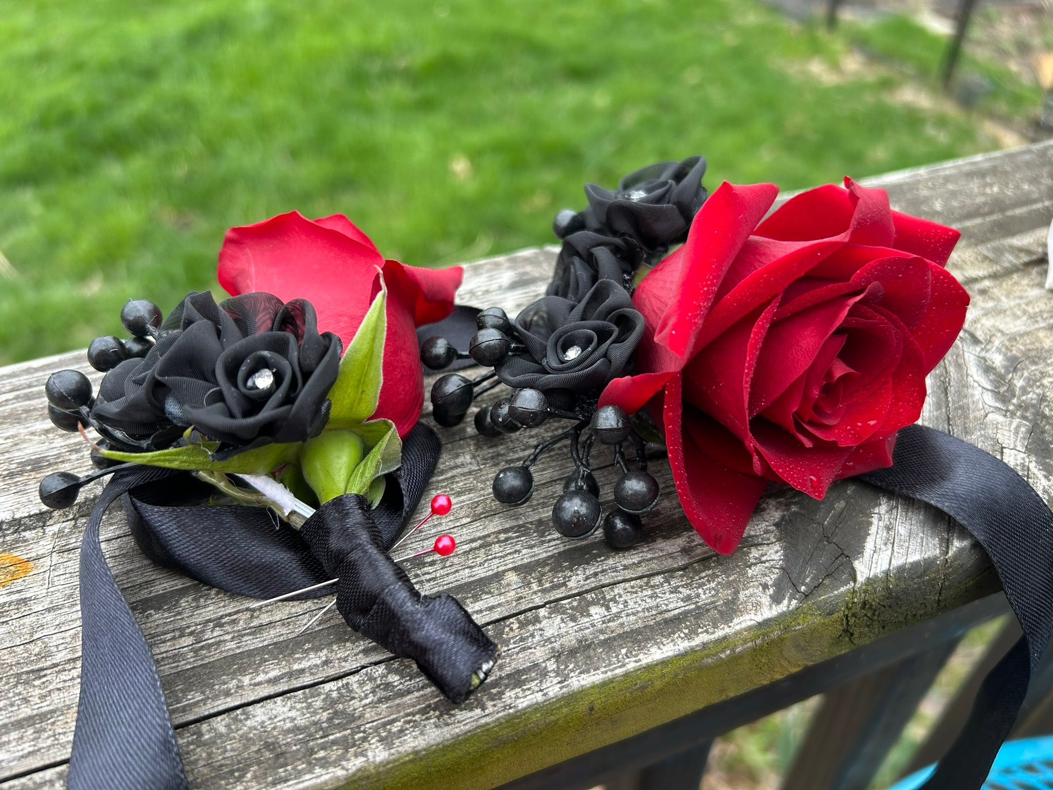 prom flowers for black dress Long with Purple Sequin Black / 8 Intricately designed 3D floral embellishments cascade down the dress prom flowers for black dress