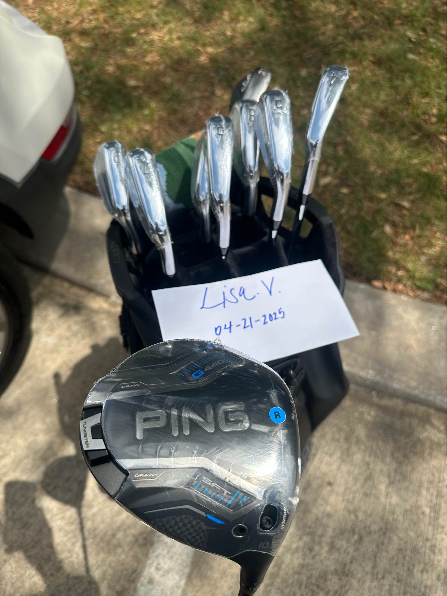 New Ping G440 SFT Driver, 10.5* RH Choice of Tour Chrome 2.0 Stiff 