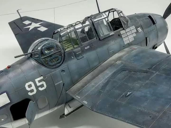 1/32 scale trumpeter TBF-1C Avenger by modeler Dirk Eickholt