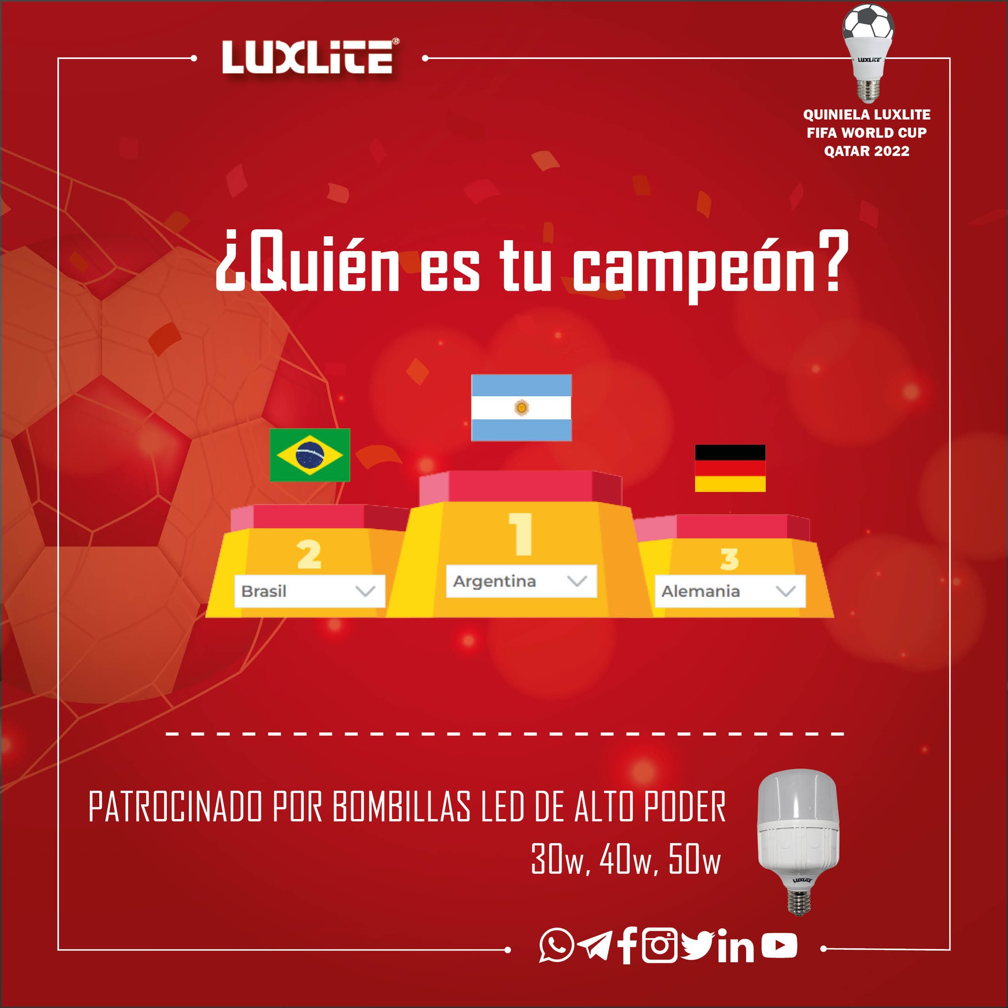 Luxlite - 🎁 💡 Regalaremos una bolsa promocional con producto #LUXLITE ...