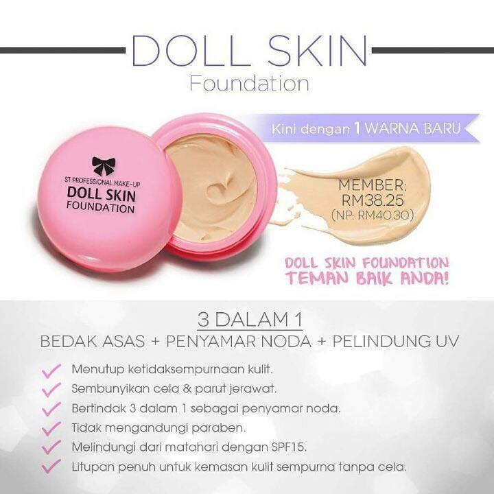 foundation sendayu tinggi untuk kulit berminyak