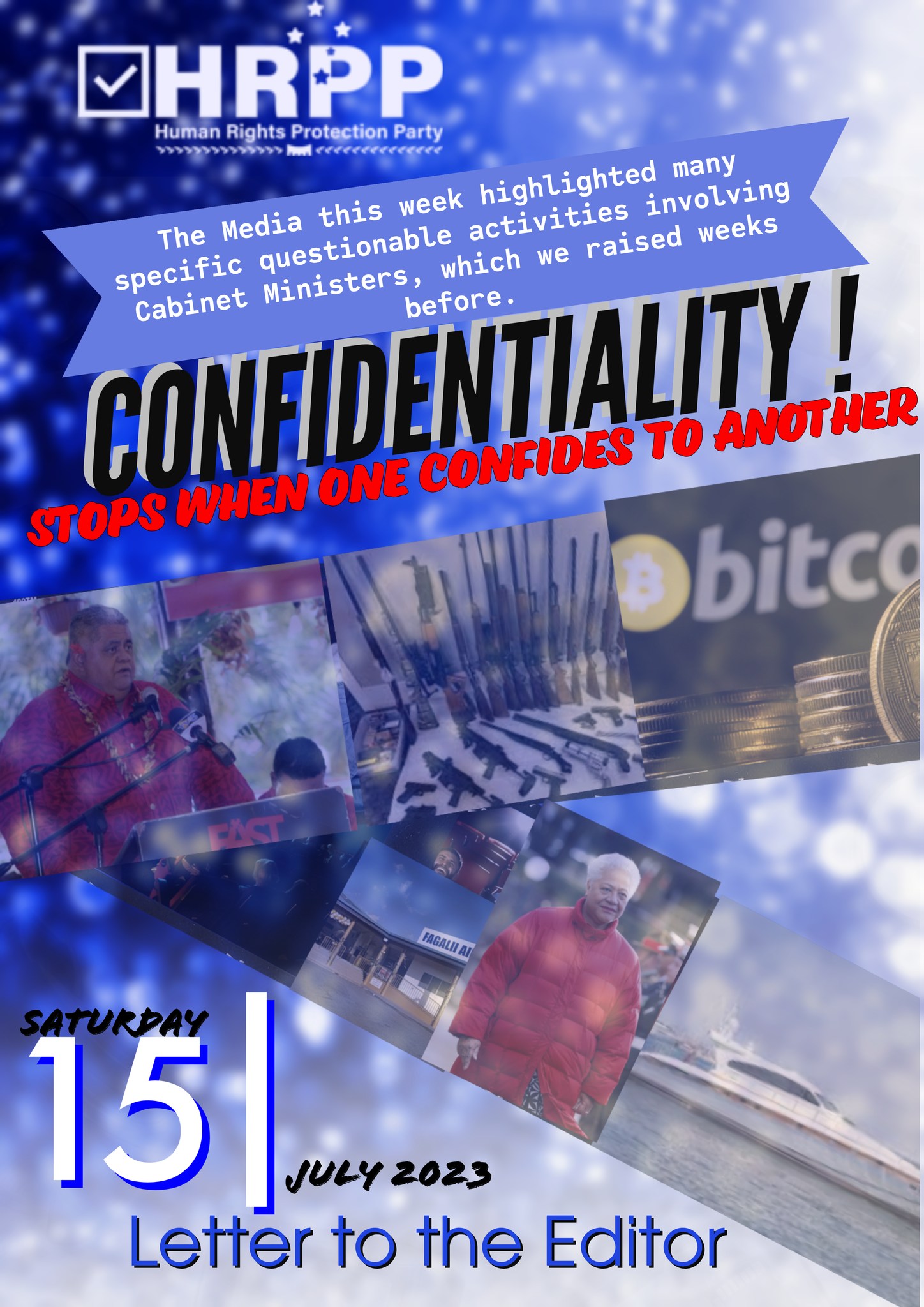 HRPP - ️ CONFIDENTIALITY STOPS WHEN ONE CONFIDES TO... | Facebook