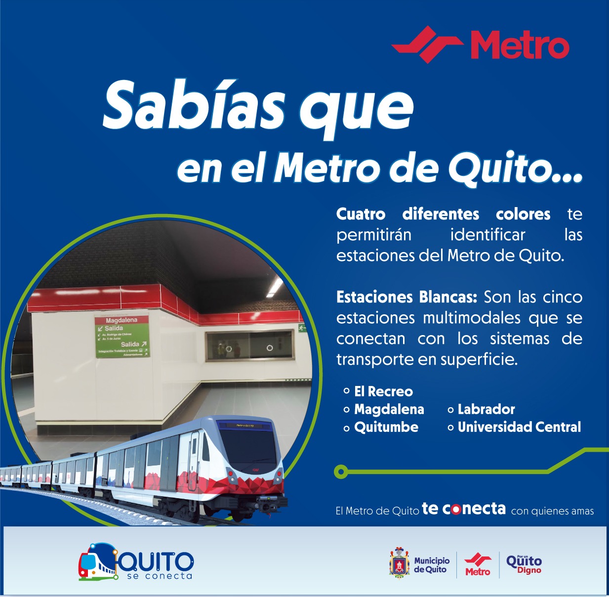 Metro de Quito - ️ Esta semana te contaremos, acerca del diseño ...