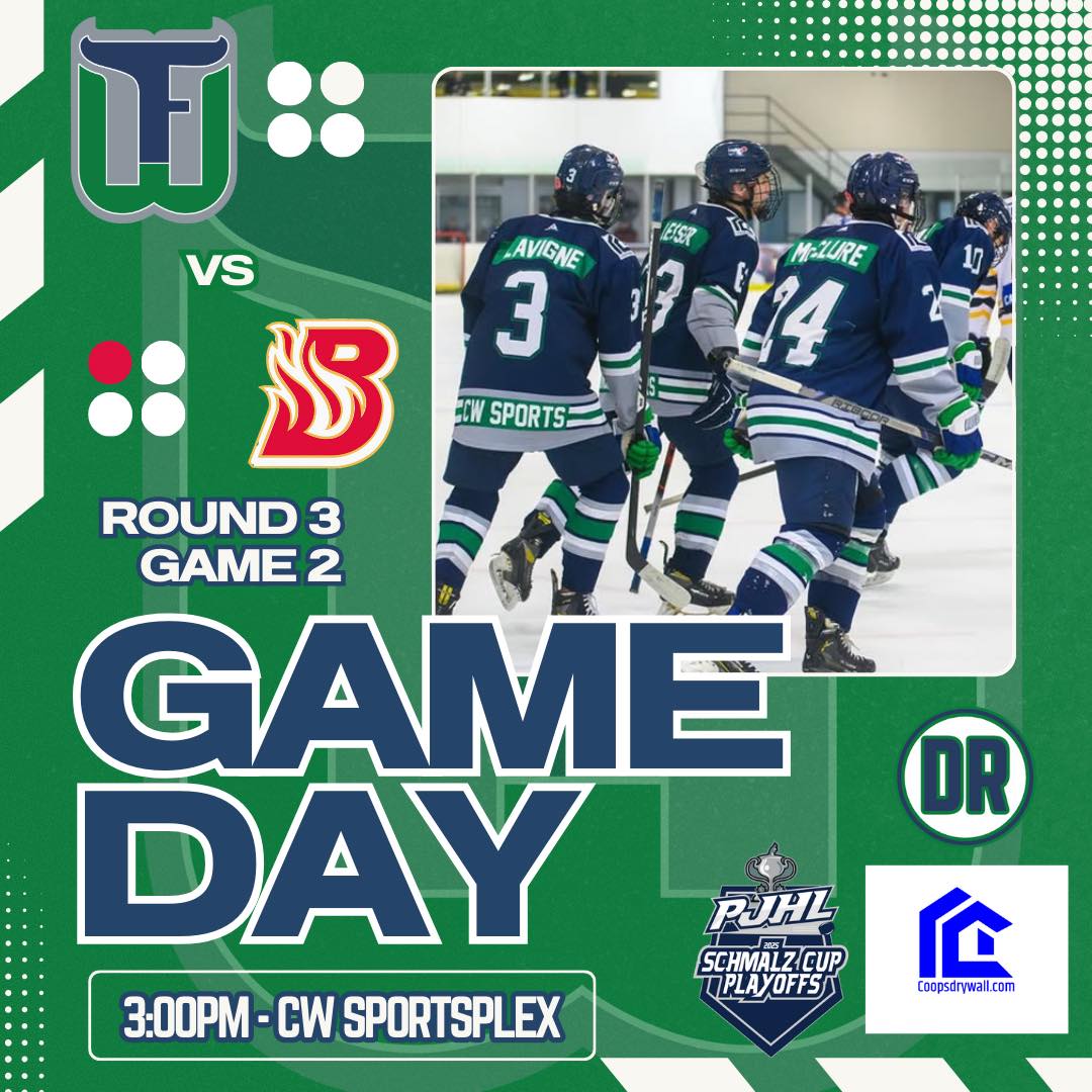 Fergus Whalers Junior Hockey Club - GAME TWO 🚨🚨 The Hanover Barons lead ...