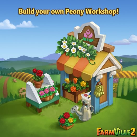 Fv2Trainer - Build a Peony Workshop on your Farm now! 🌼...