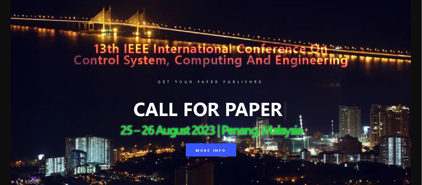 IEEE International Conference on Control System, Computing and ...