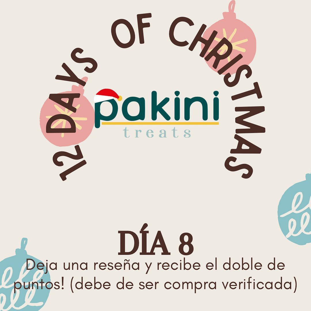Pakini Treats - DÍA 8 - 12 DAYS of Christmas Deja una...