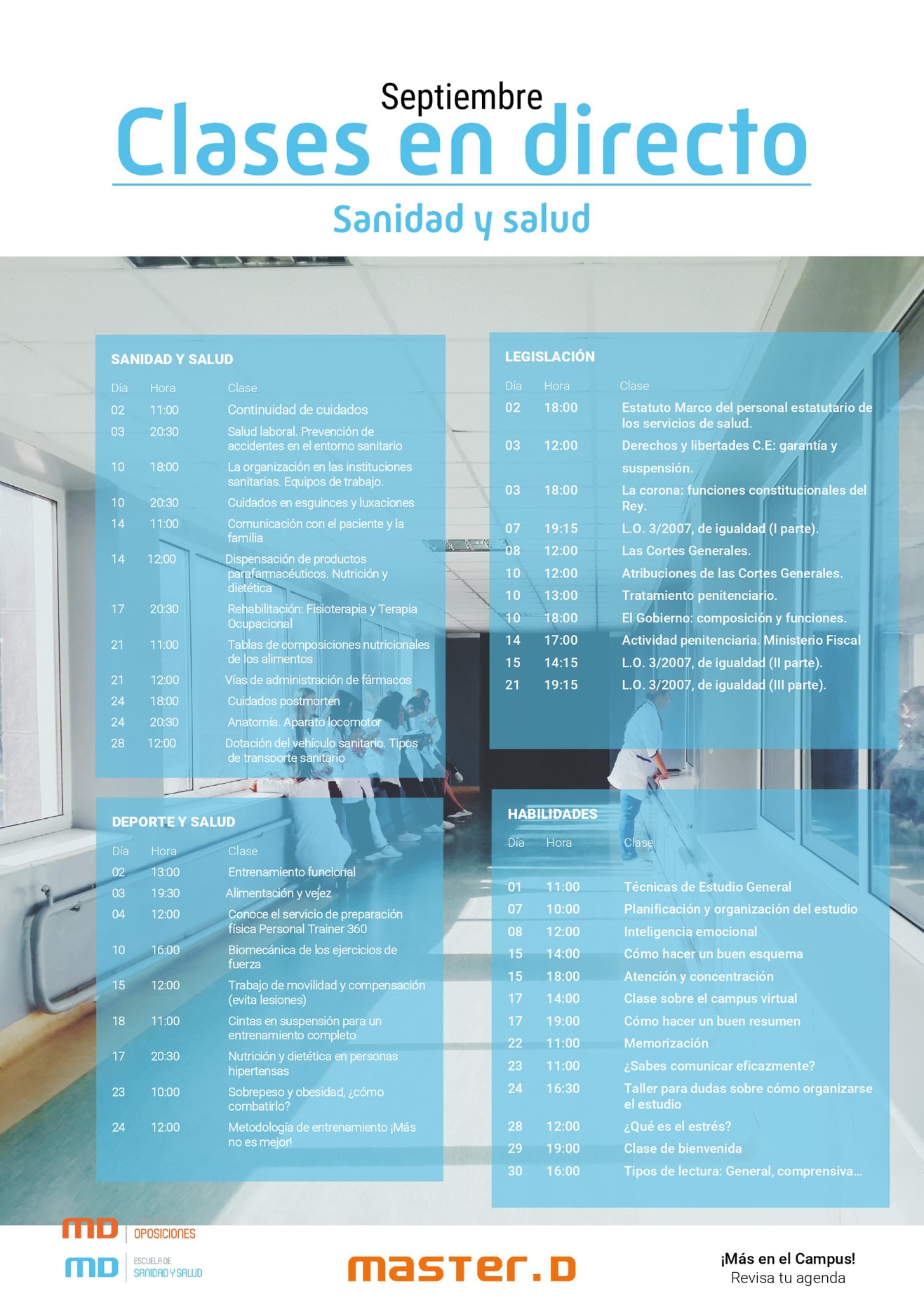MasterD - 👩‍⚕️Os traemos un avance de las clases en... | Facebook