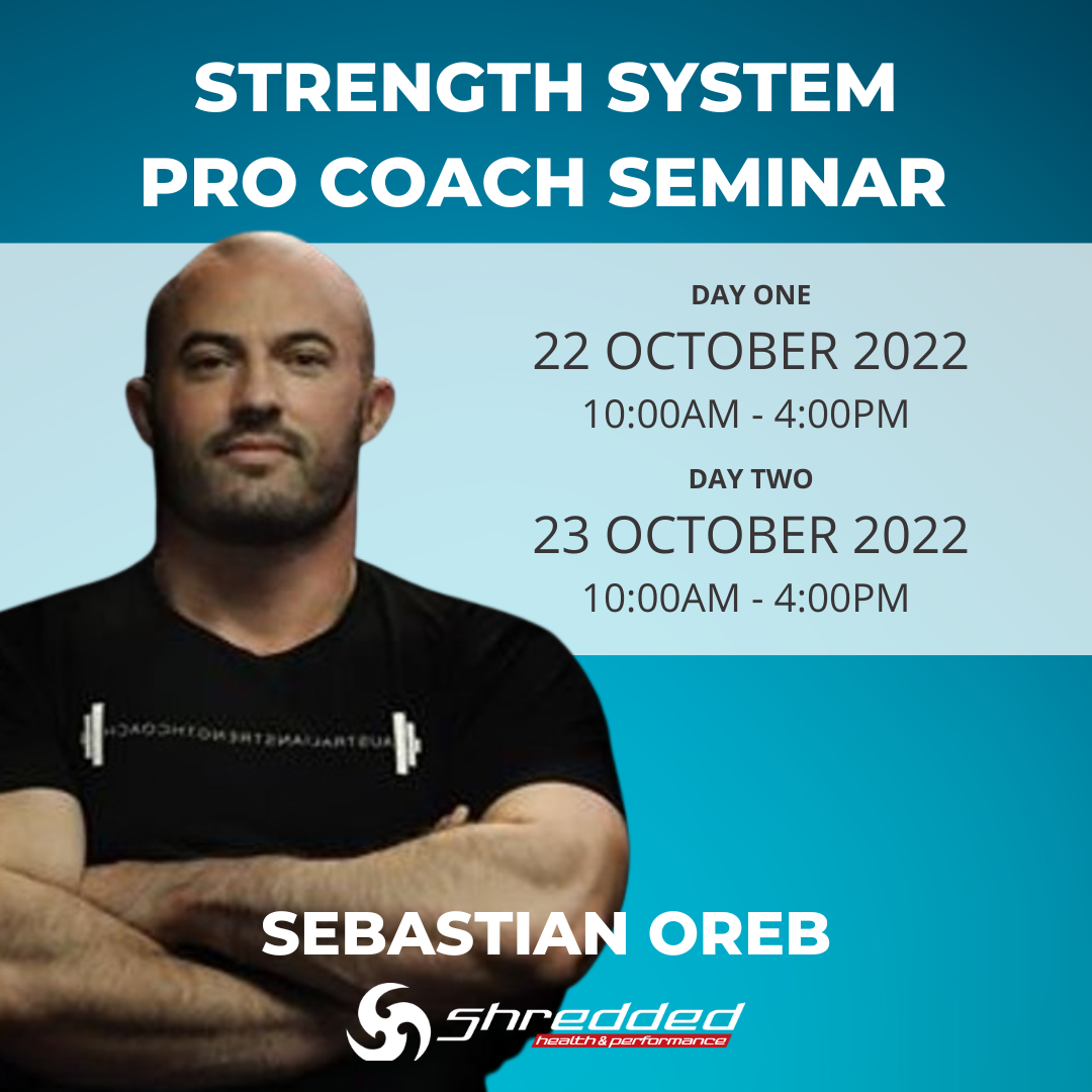 Sebastian Oreb – The... - Shredded Health & Performance | Facebook