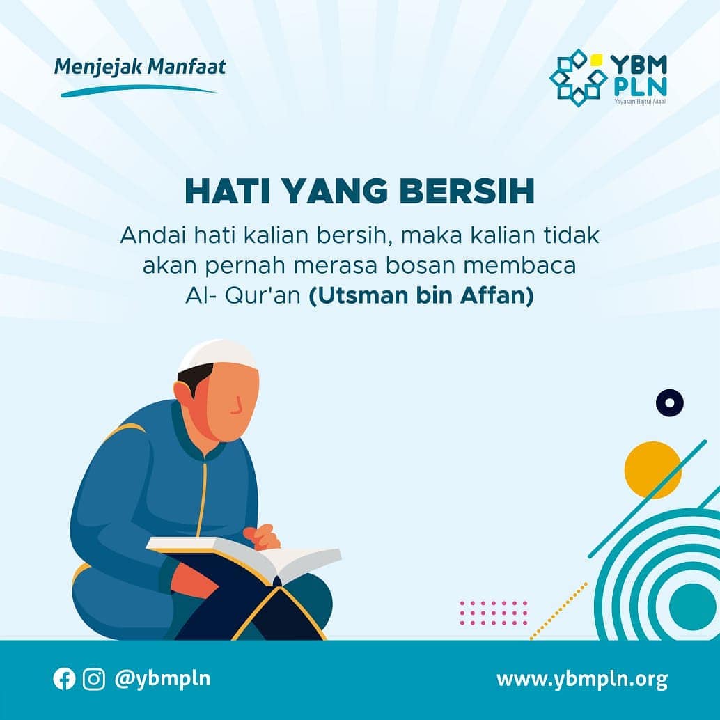 Ybm Pln Ibnul Qayyim Rahimahullah Berkata Cinta Pada Al Qur An Kalamullah Adalah Tanda Cinta Pada Allah Jika Engkau Ingin Tahu Bagaimanakah Tanda Dirimu Dan Sekitarmu Cinta Pada Allah Maka Lihatlah Bagaimana Kecintaan