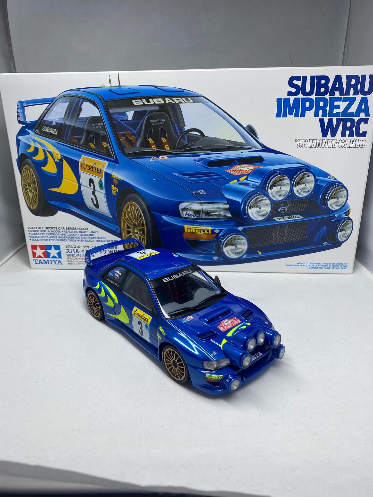 Carrozzeria HPI Racing Subaru Impreza WRC 1998 – Modello HPI7049 Per RC