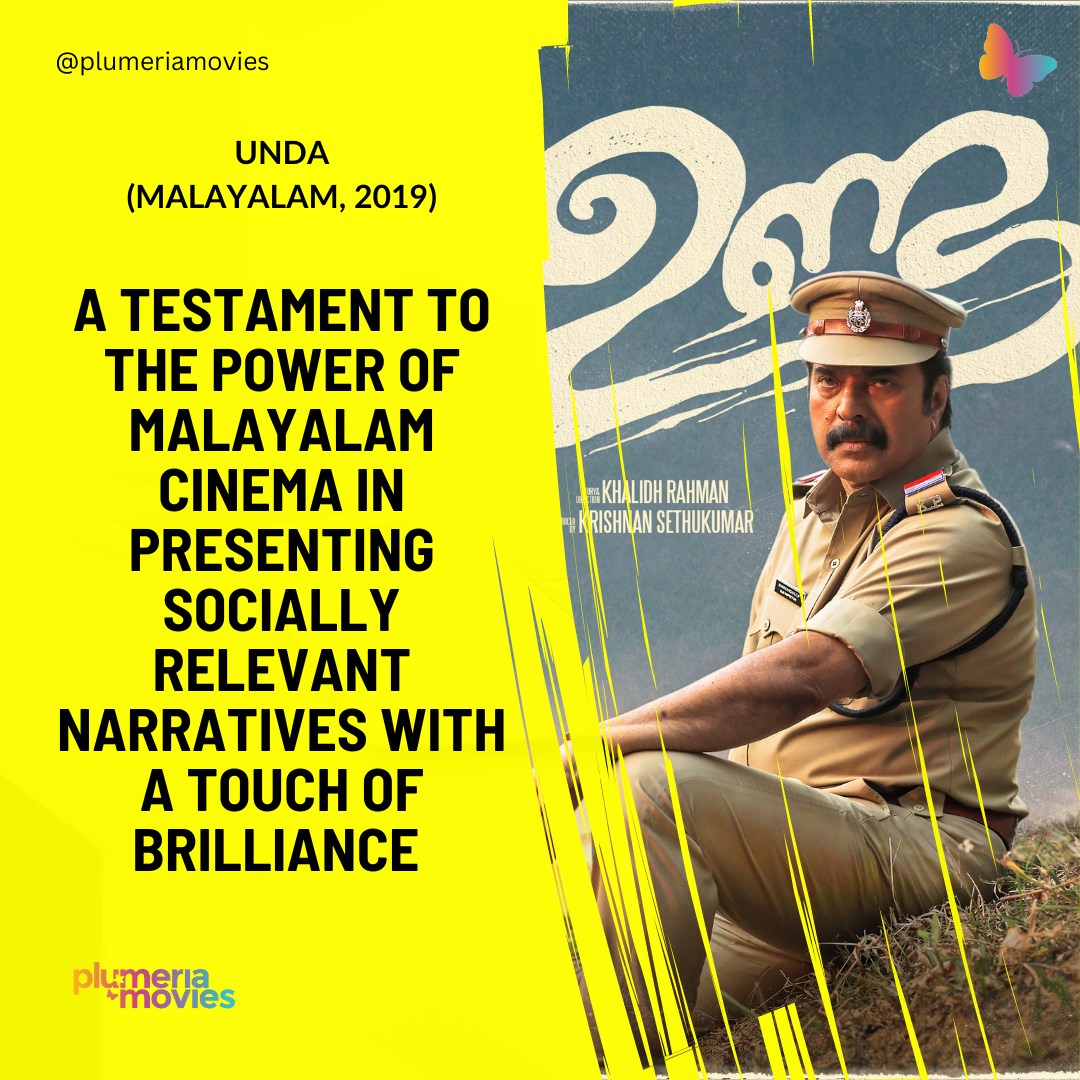Plumeria - #Unda revolves around a group of police officers from Kerala ...
