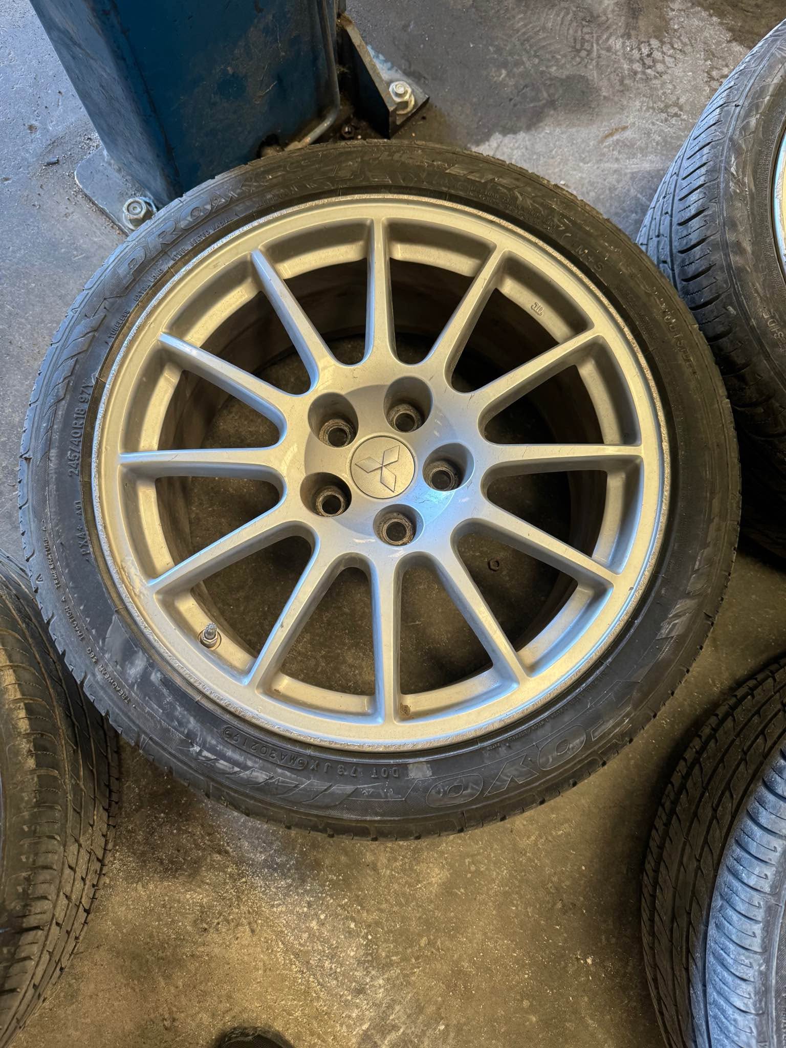 Evo X wheels 5x114.3 18in wheels - Car Wheels, Tires & Parts | Facebook ...