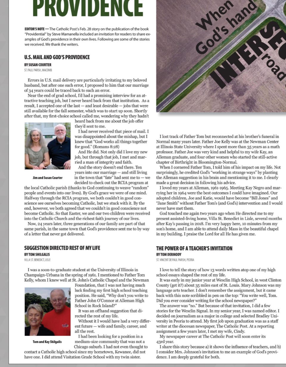 Villa St. Benedict - Catholic Post readers were invited to “share ...
