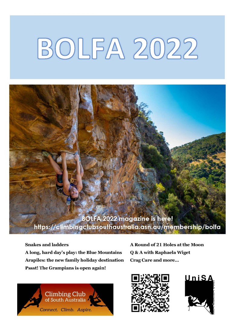 BOLFA 2022 is here! 😊⛰... - Climbing Club of South Australia | Facebook