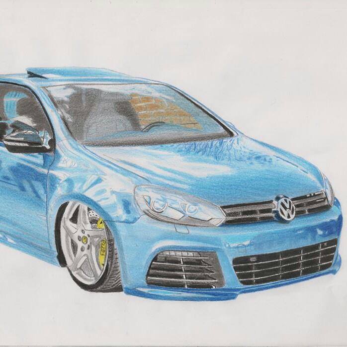 Modified Car Drawing 2014... - Modified Car Drawing 2014