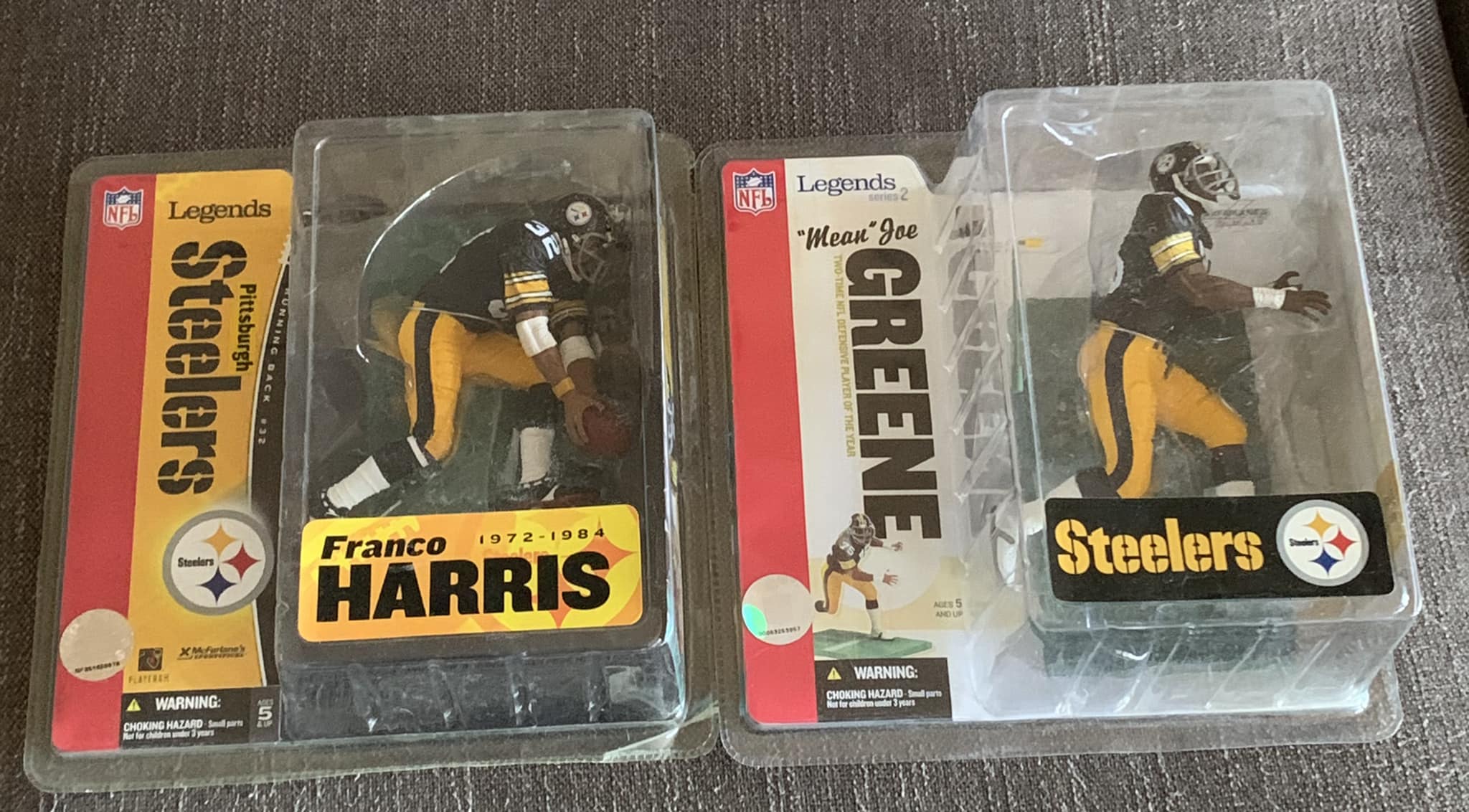 Franco Harris “Immaculate Reception” figure, new and never opened