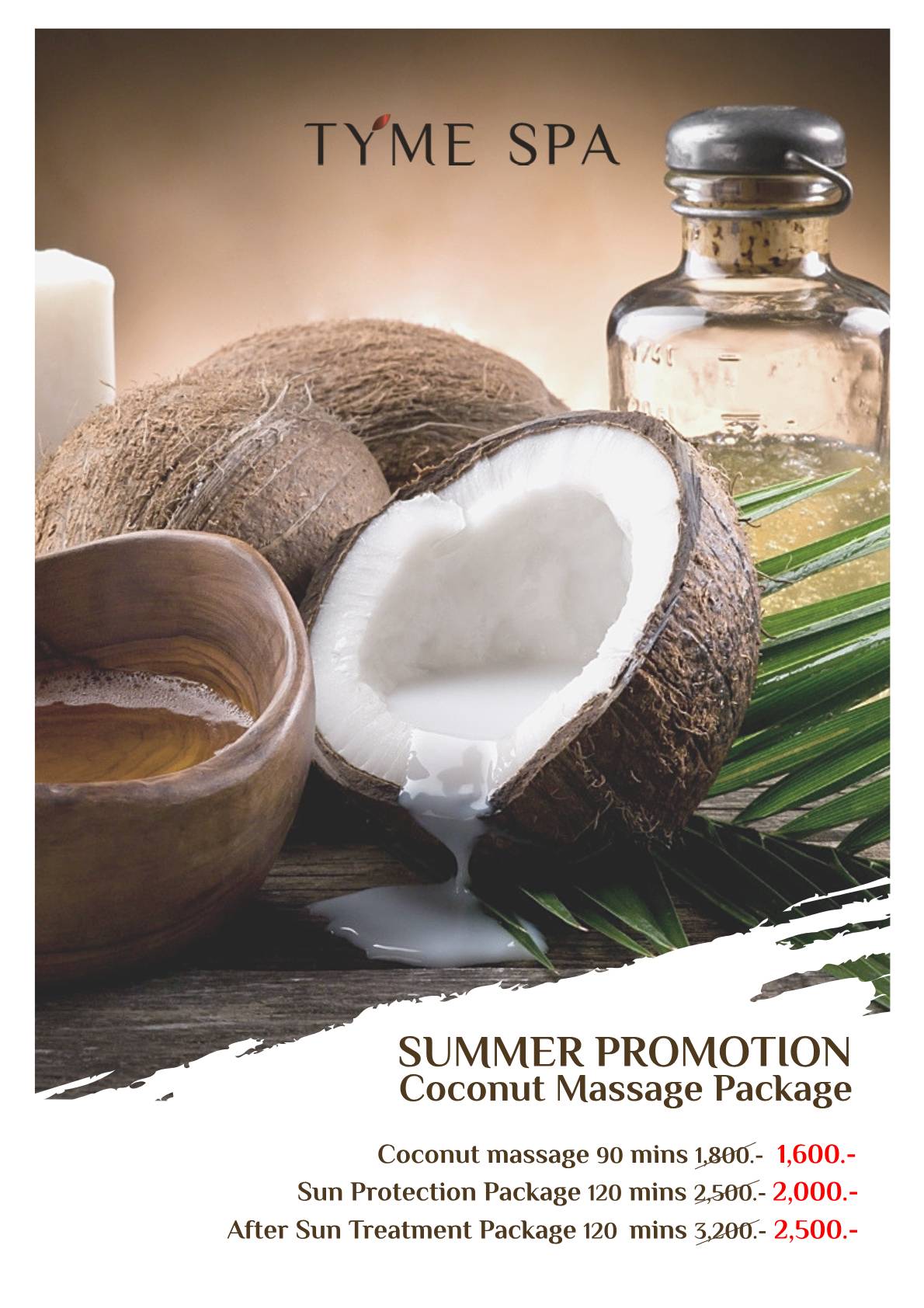 TYME SPA TYME SUMMER PROMOTION