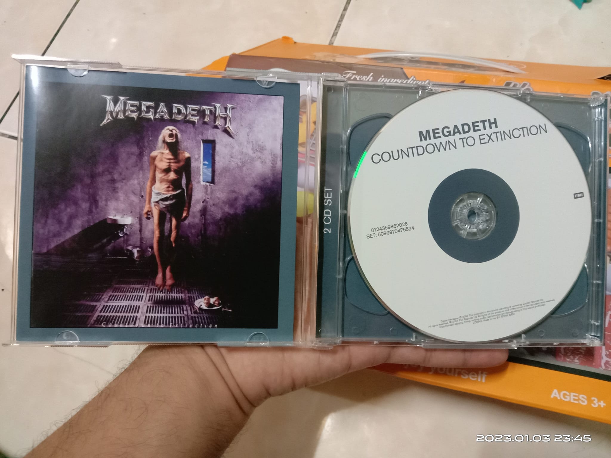 Got my 2nd MEGADETH CD 2IN1 RUST IN PEACE/COUNTDOWN TO EXTINCTION 🤘🔥