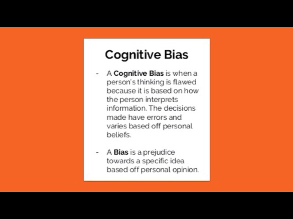 ความลำเอียง อคติ. ความเขลา... - How Expert Think