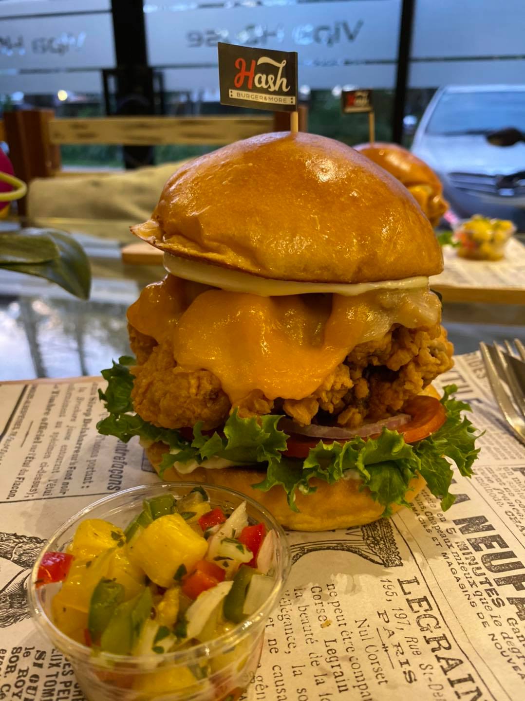 Chicken Hash Buger ... - HASH Burger&more,CHALONG | Facebook