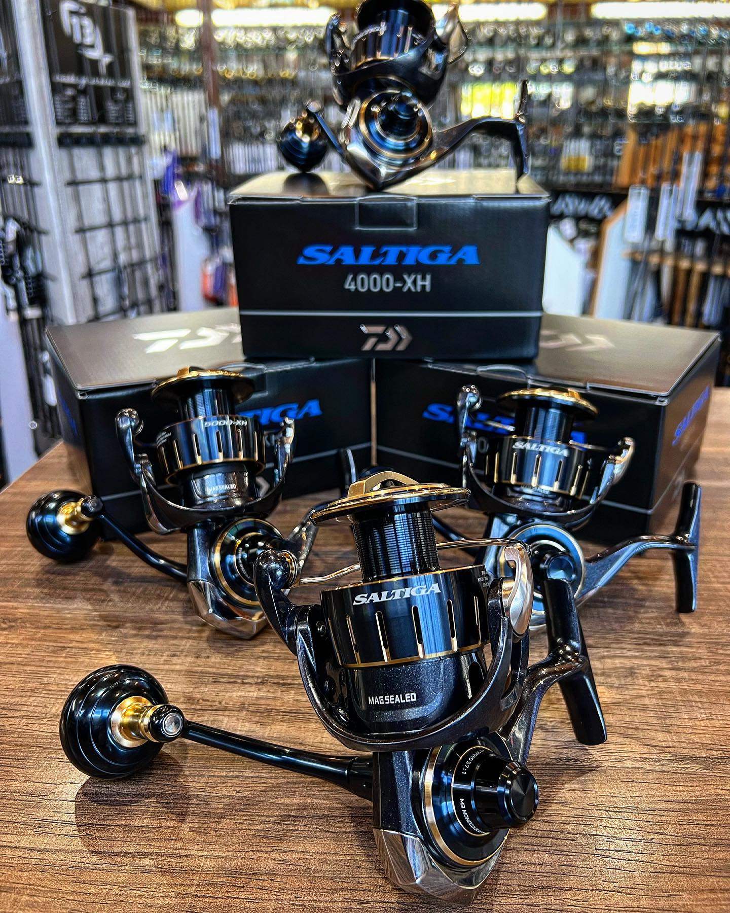 23 SALTIGA | Hitting stores this week. 4000 & 5000 sizes 