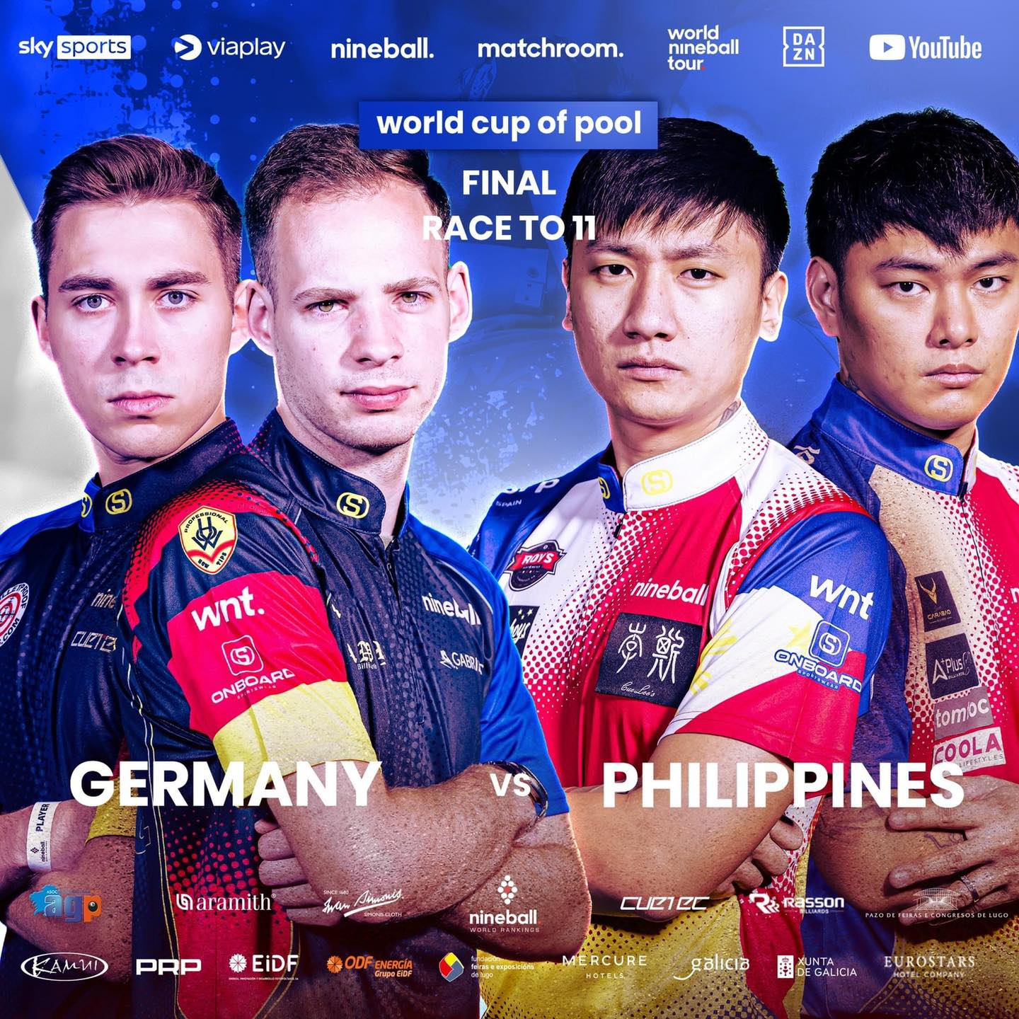 Billiard - Who will win the World Cup of Pool 2023 Finals ??? Germany ...