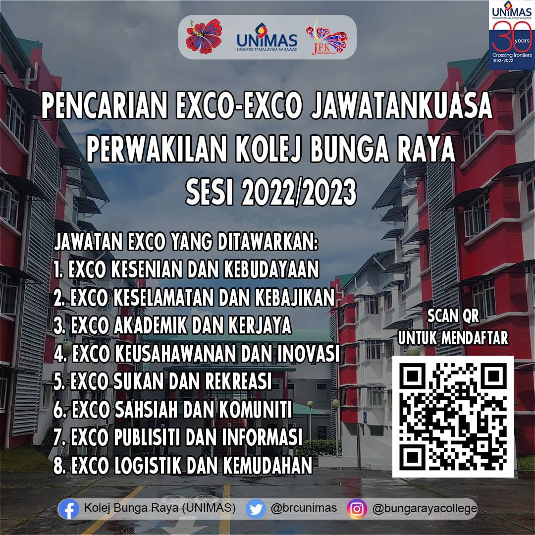*[PENCARIAN EXCO-EXCO BAGI... - Kolej Bunga Raya (UNIMAS) | Facebook