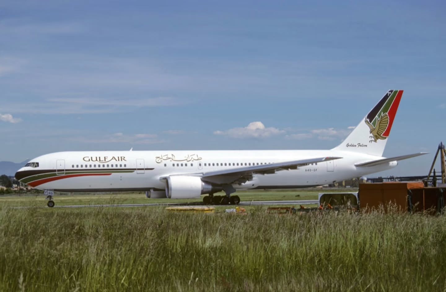 Gulf Air Boeing 767-3P6(ER) 50th anniversary plane