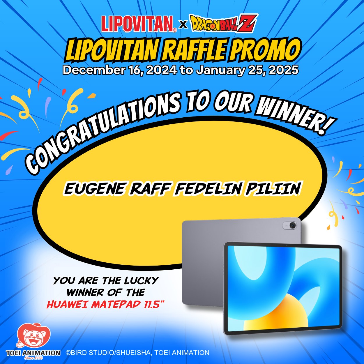 🎉 Congratulations to our lucky... - Lipovitan Philippines | Facebook