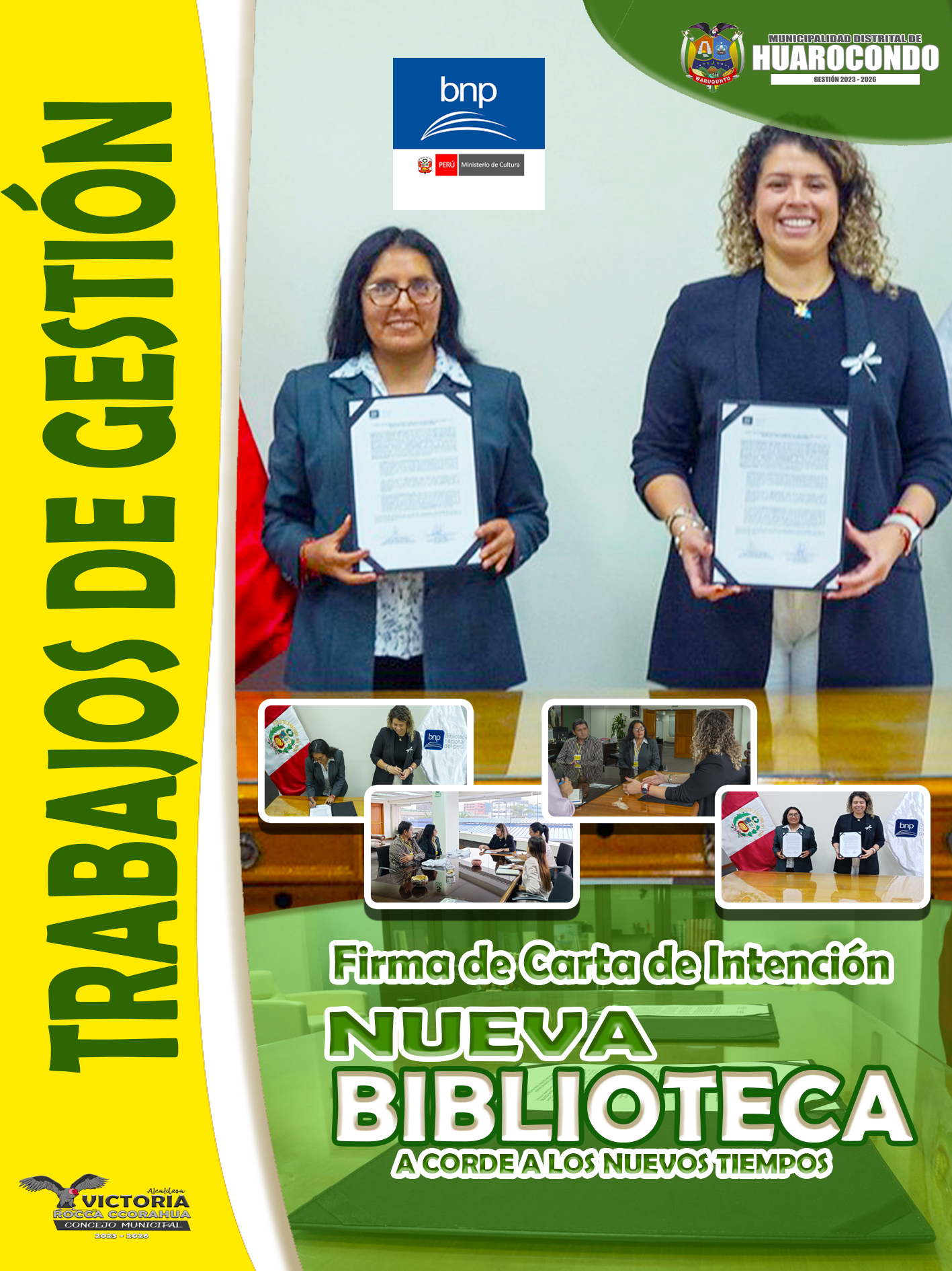 Municipalidad - IMPORTANTE GESTIÓN PARA LA CREACIÓN DE LA BIBLIOTECA ...