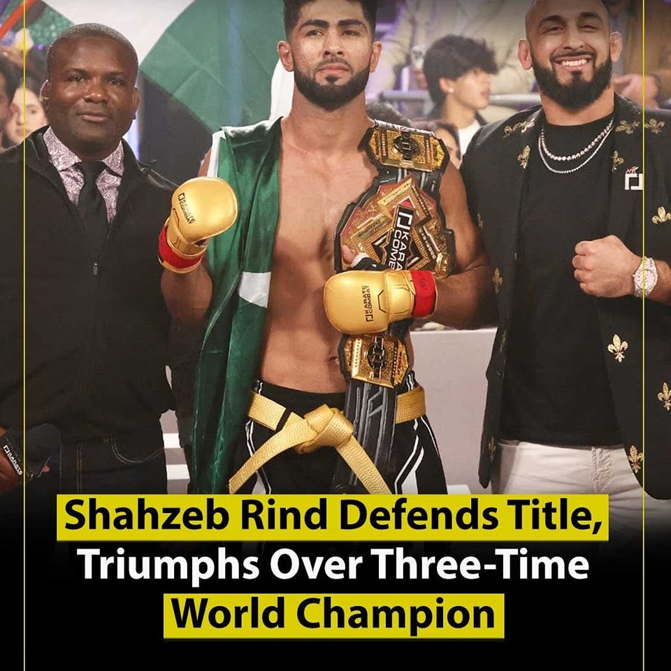 Hum Say Hay Pakistan - Pakistan’s Shahzeb Rind successfully defends his ...