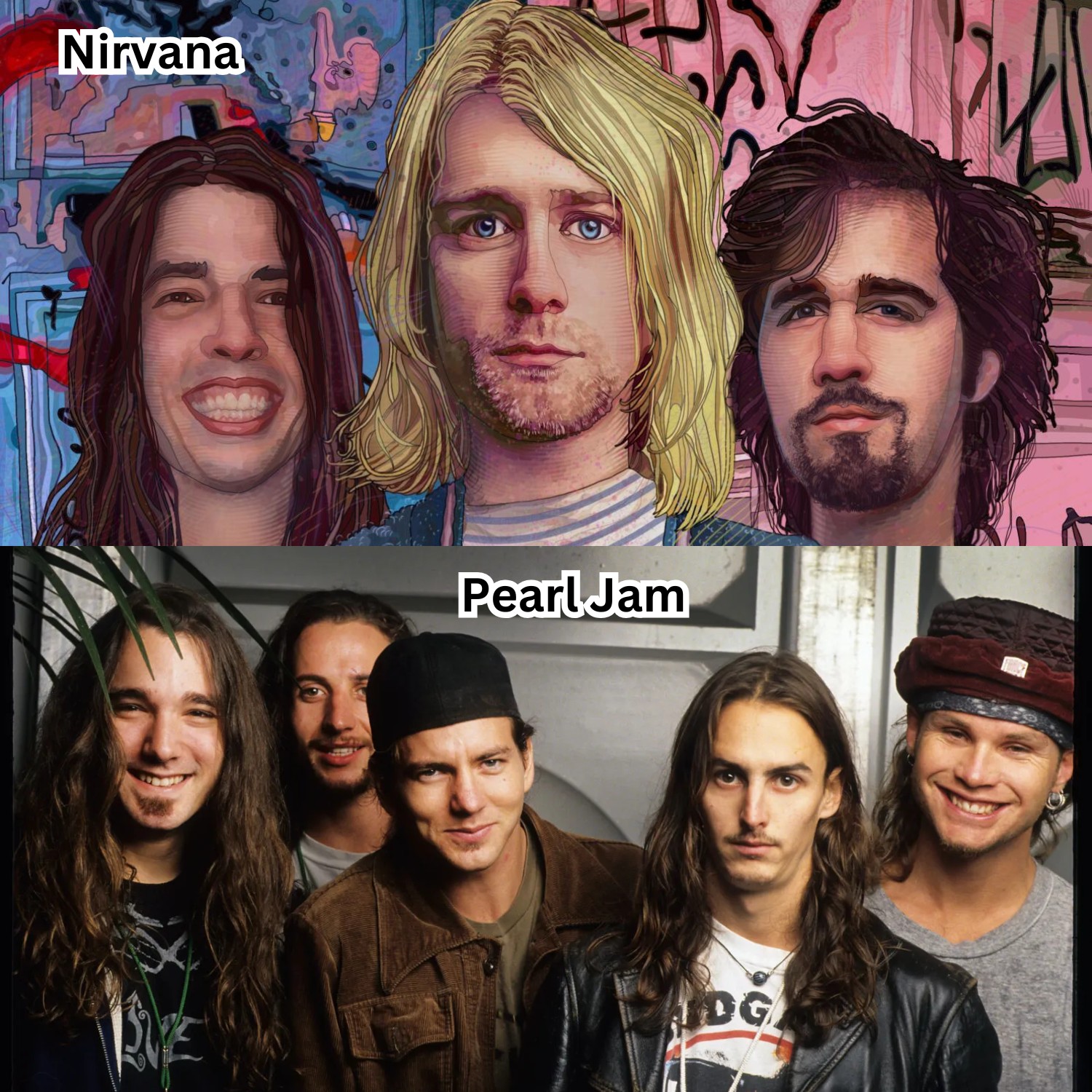 Nirvana and Pearl Jam shaped 90s rock