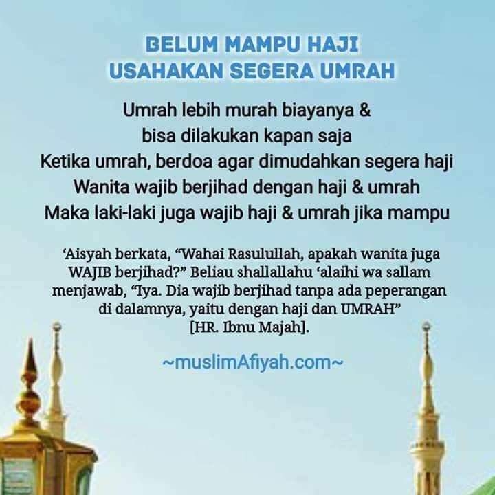 Apabila Belum Mampu Haji Usahakan Ittiba Rasulullah Facebook