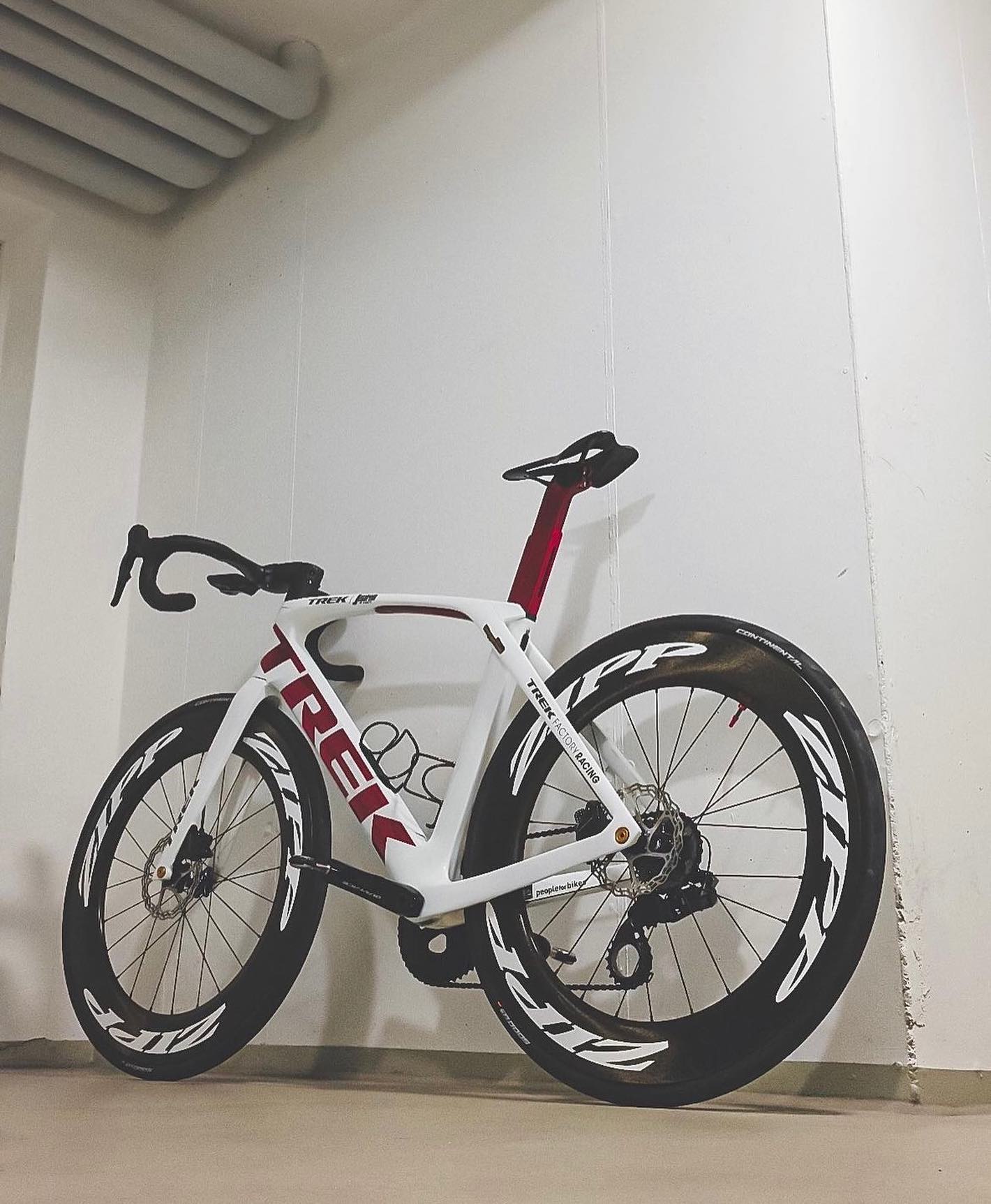 Trek Madone road bike with Dura-Ace and Zipp 656 NSW