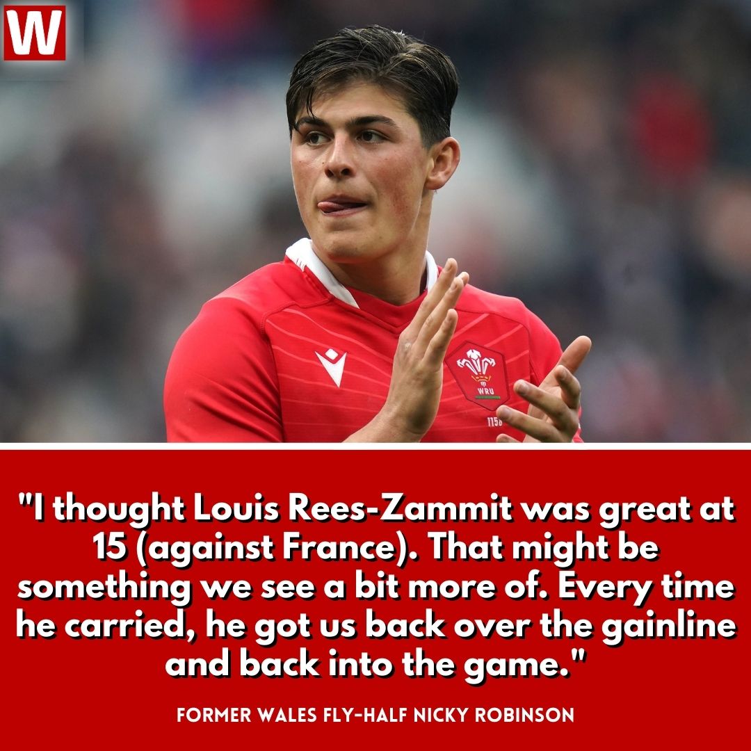 Wales Rugby Online - Louis Rees-Zammit has been backed to continue in ...