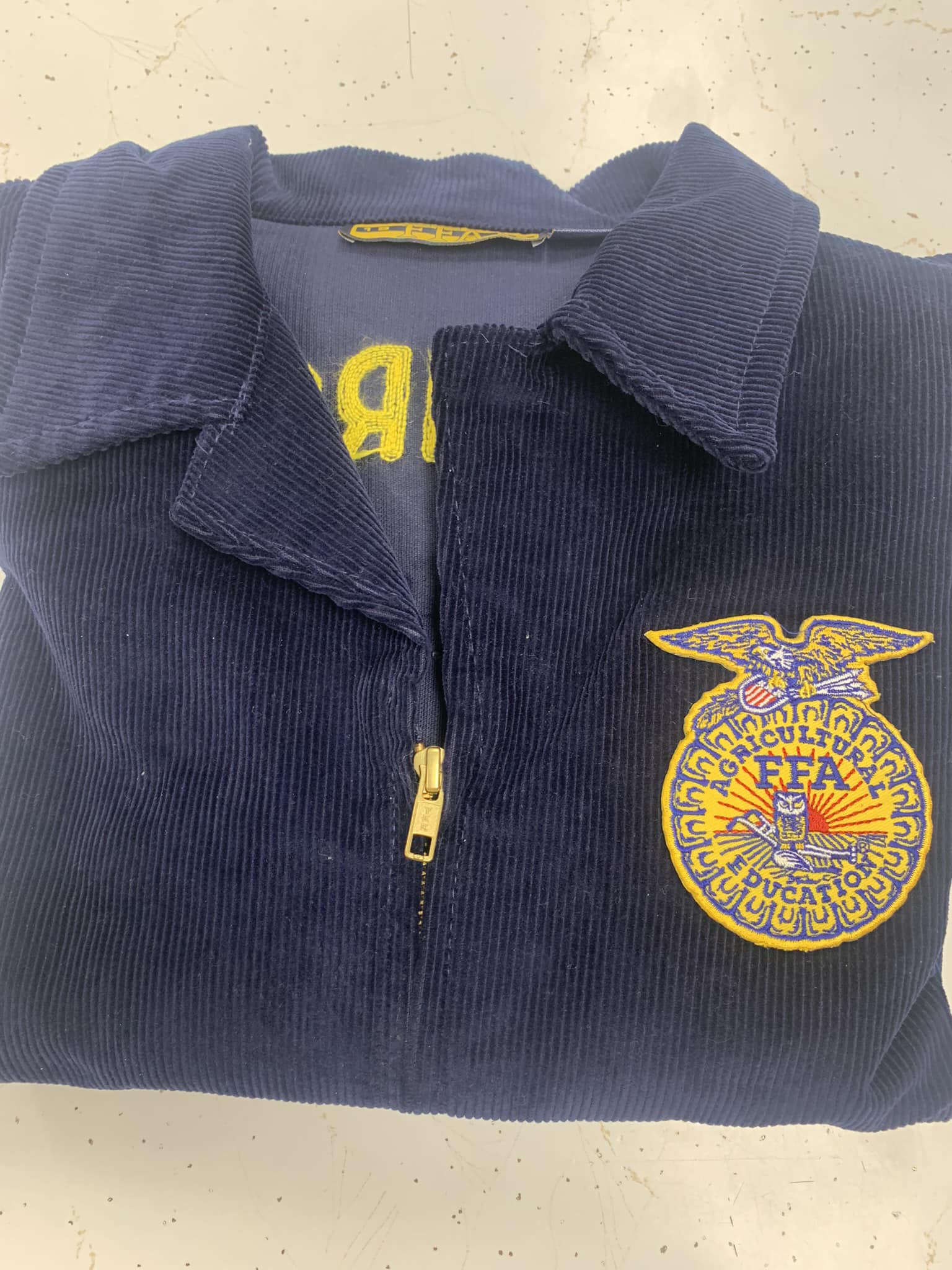 UEC FFA alumni jacket pickup