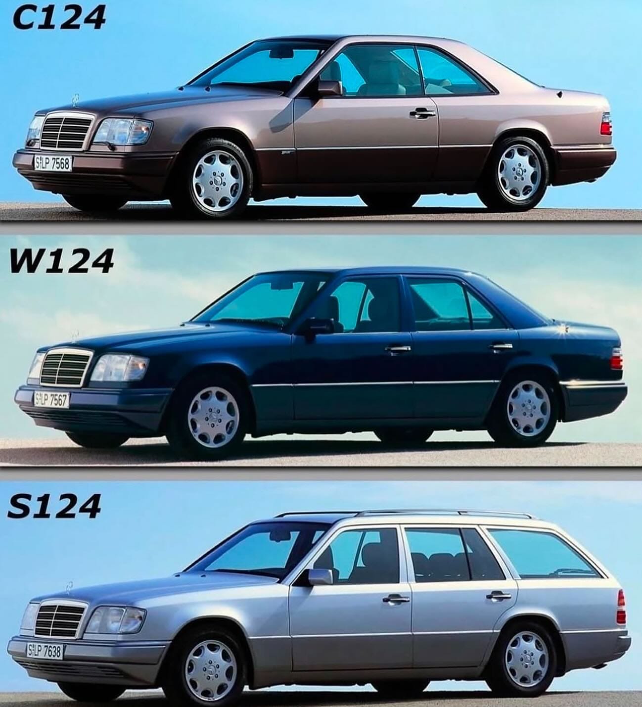 Which Mercedes-Benz W124 model is preferred?