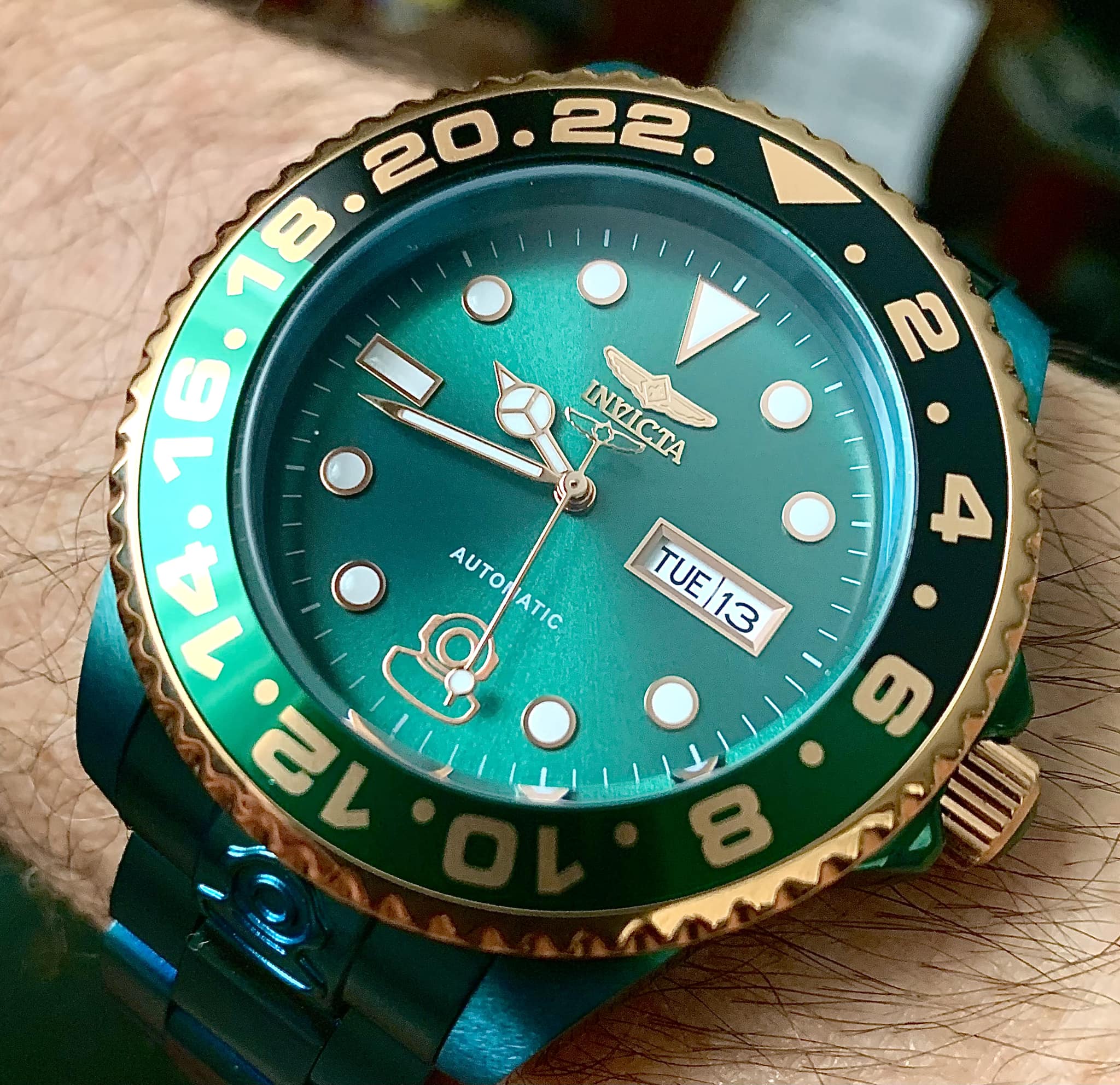 Invicta 48593 Grand Diver Chronograph Miami Edition, VD57 Movement