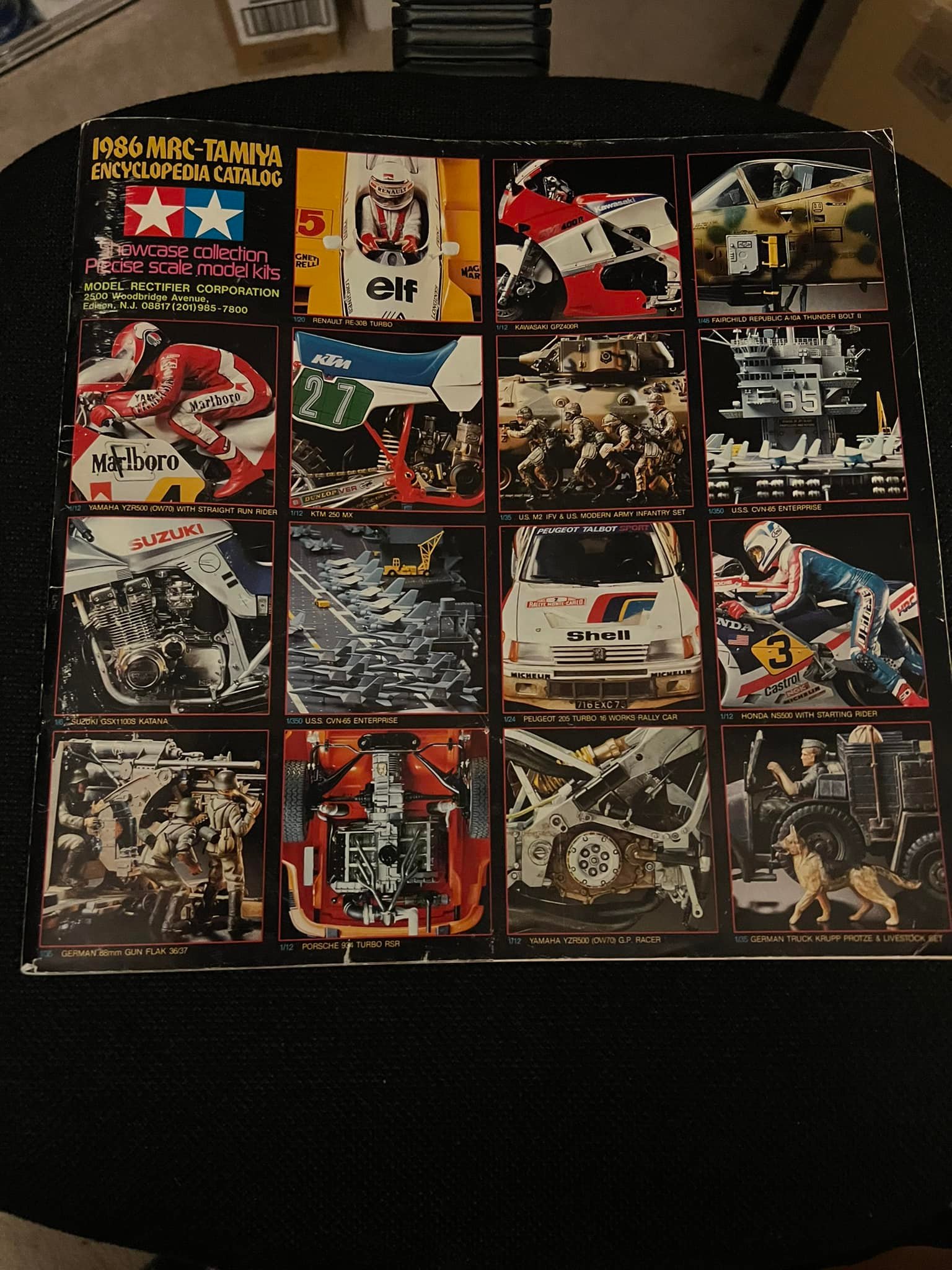 Tamiya model kits and 1986 catalog memories