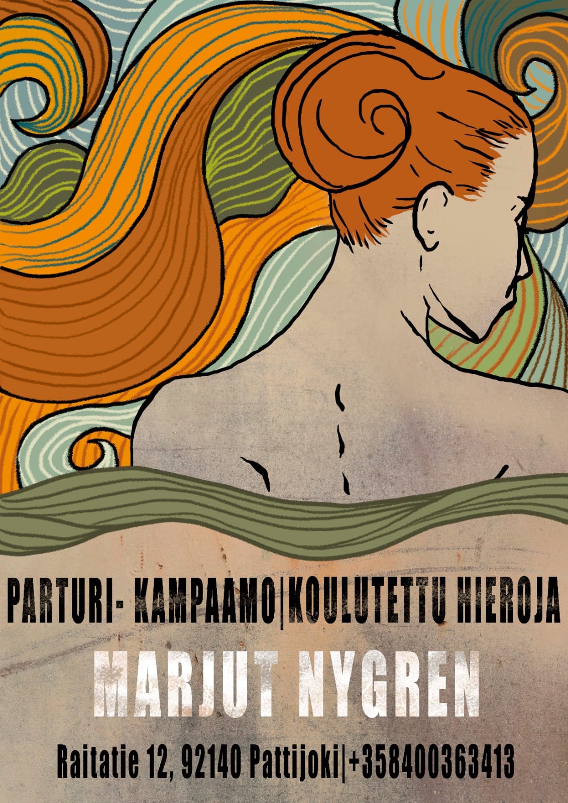 Tmi: Marjut Nygren Parturi-Kampaamo / Koulutettu hieroja | Raahe