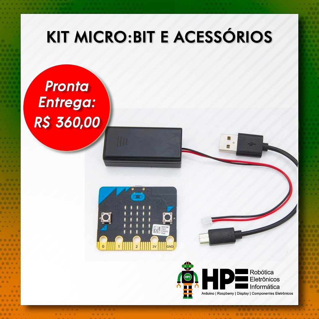 HPE Robótica - 📦 Novidade a pronta entrega! A Micro:bit...