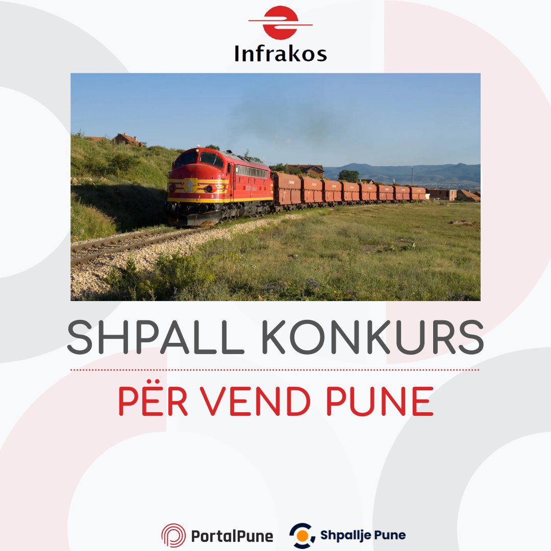 Shpallje Pune - 🆕 Mundësi punësimi në Infrakos 📌...