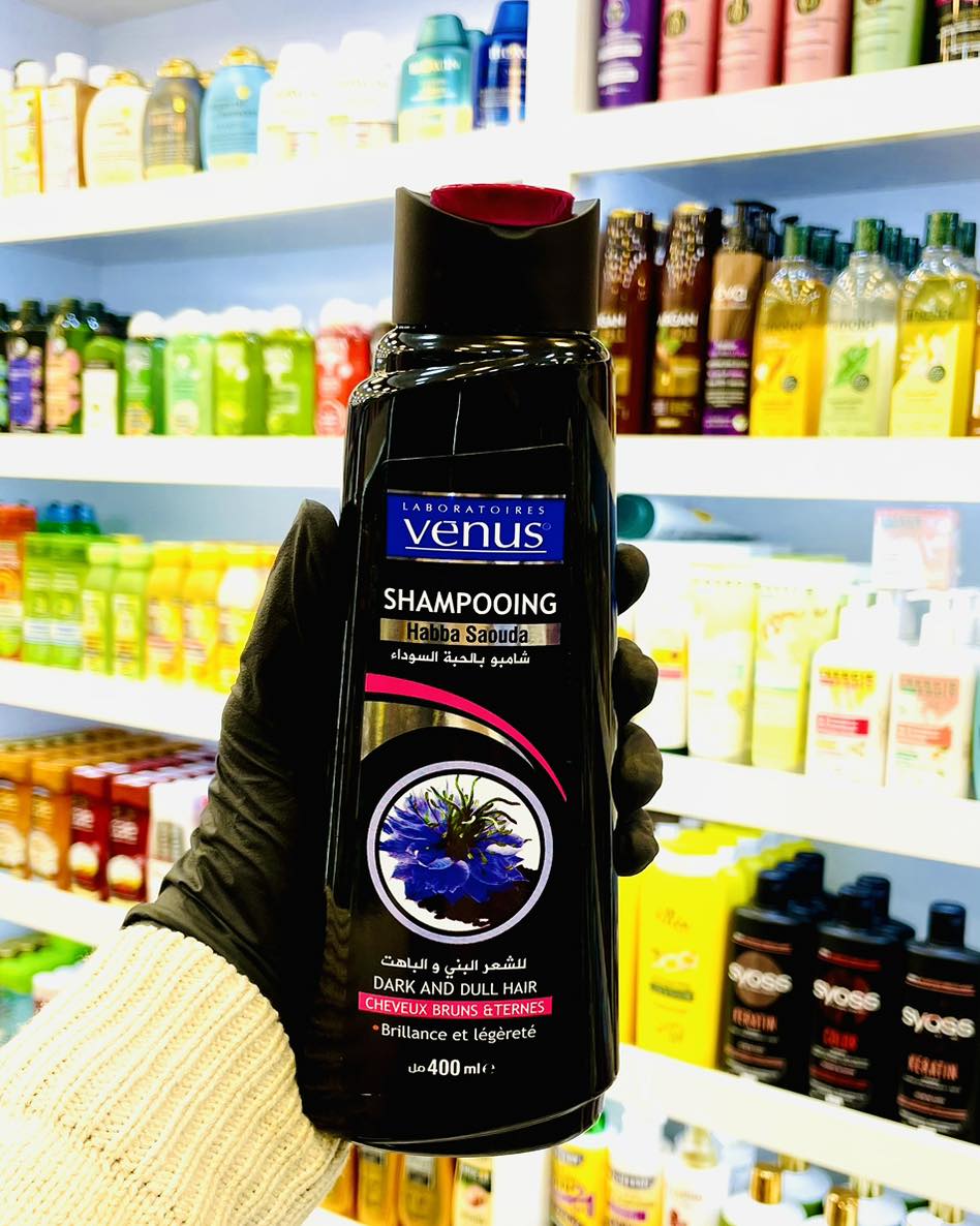 Shampoing Venus HABBA SAOUDA à L'extrait De Fleur De Nigelle - 400 Ml - Neuf - Promotion