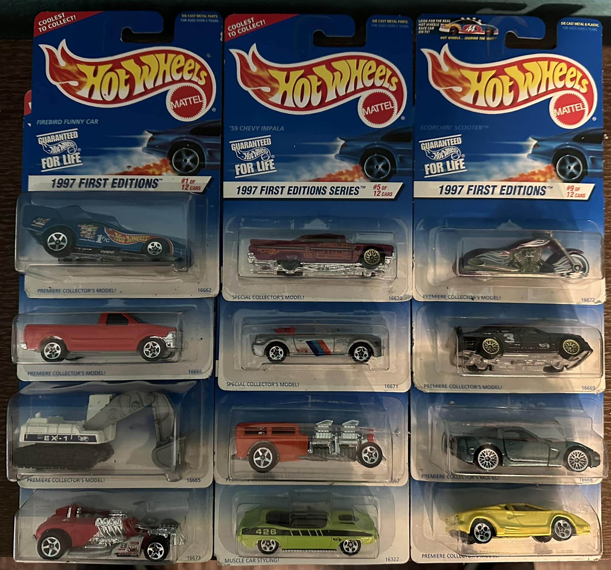 Hot Wheels Action Machines Pelle #17989 1997 Jaune 1:64 - Neuf En Boîte