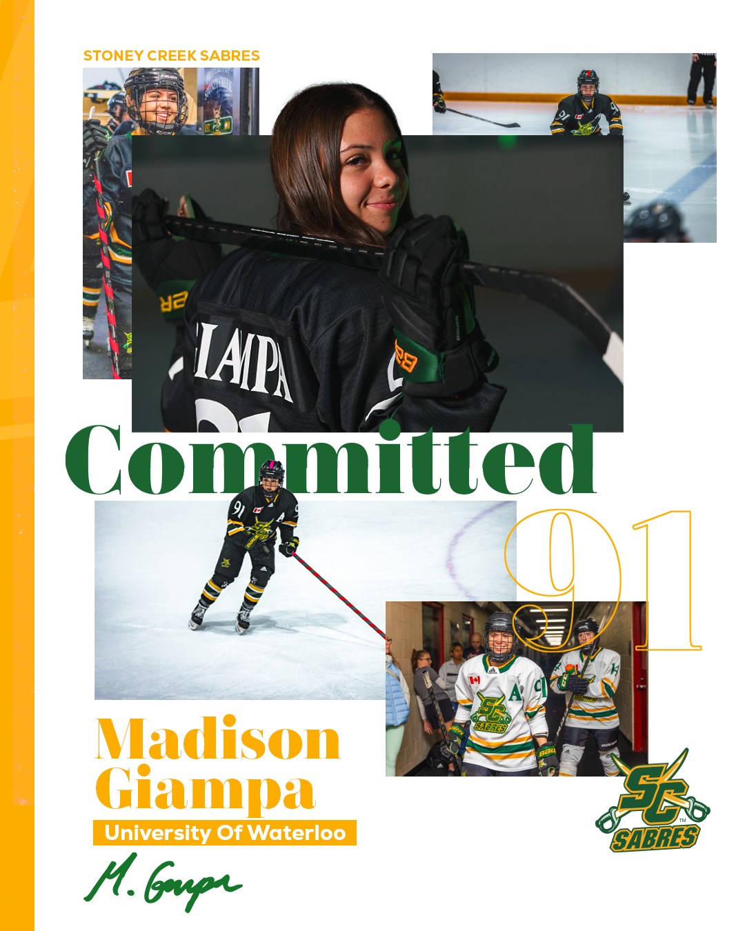 🖊 Commited! 🖊 We... - Stoney Creek Girls Hockey Association