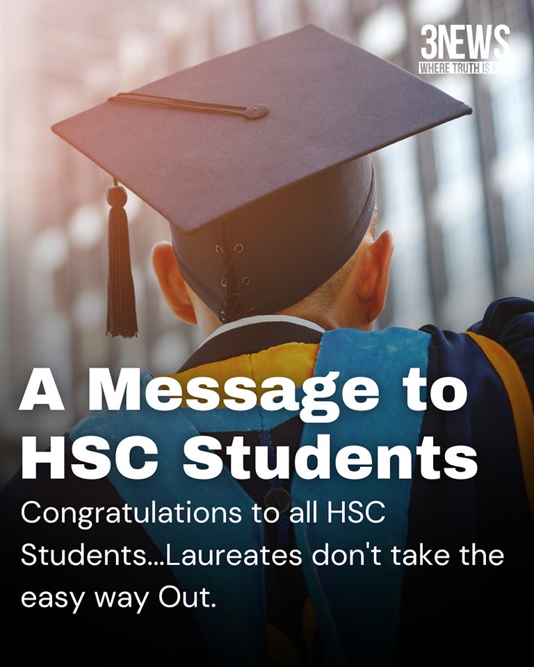 3News - Congratulations to all HSC students who passed their exams, and ...