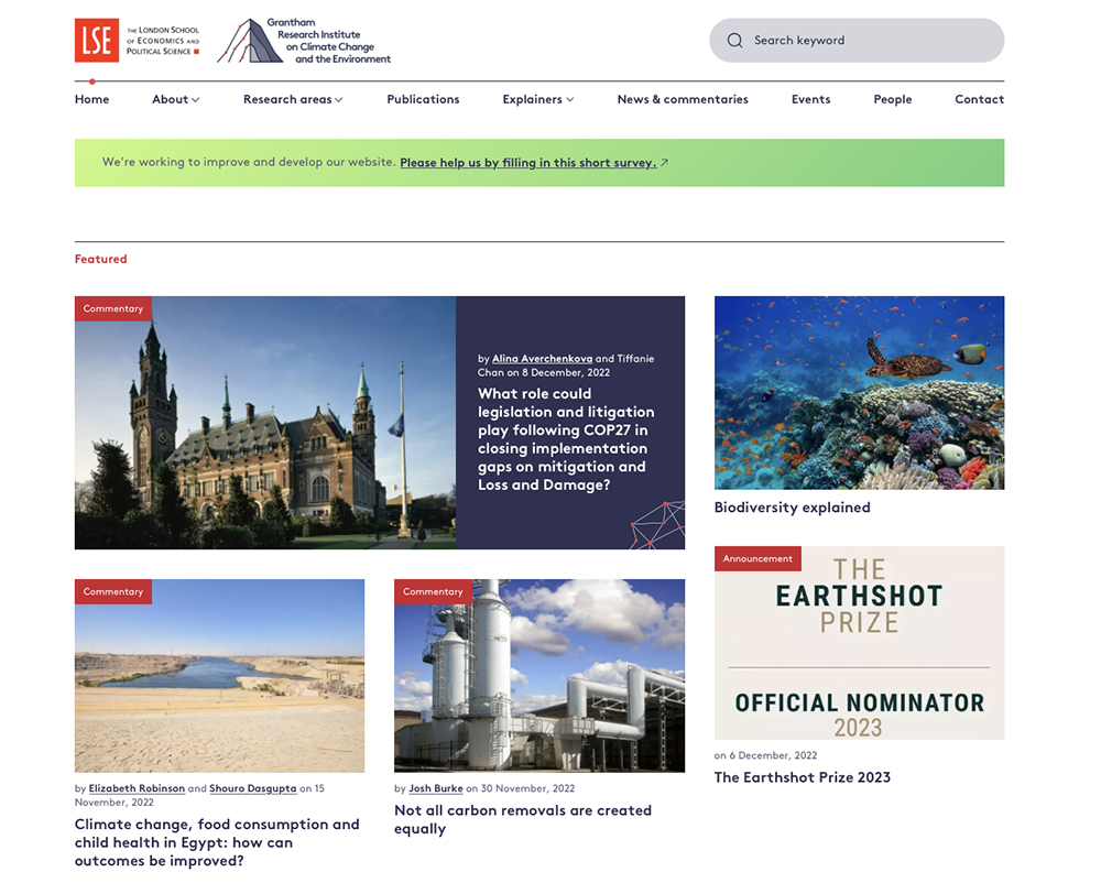 Grantham Research Institute on Climate Change and the Environment | London