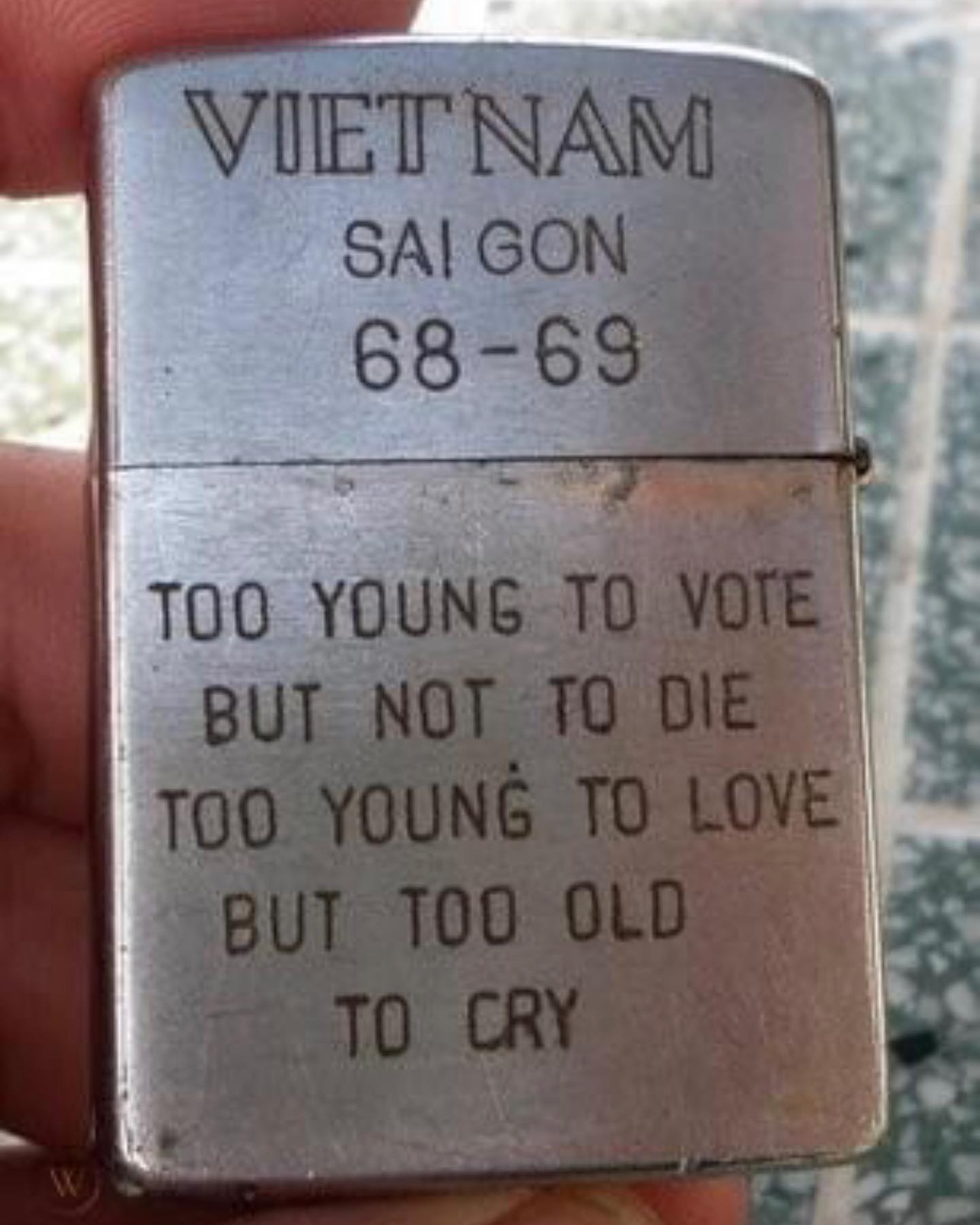 Vietnam War Zippo lighters are further proof that nothing has