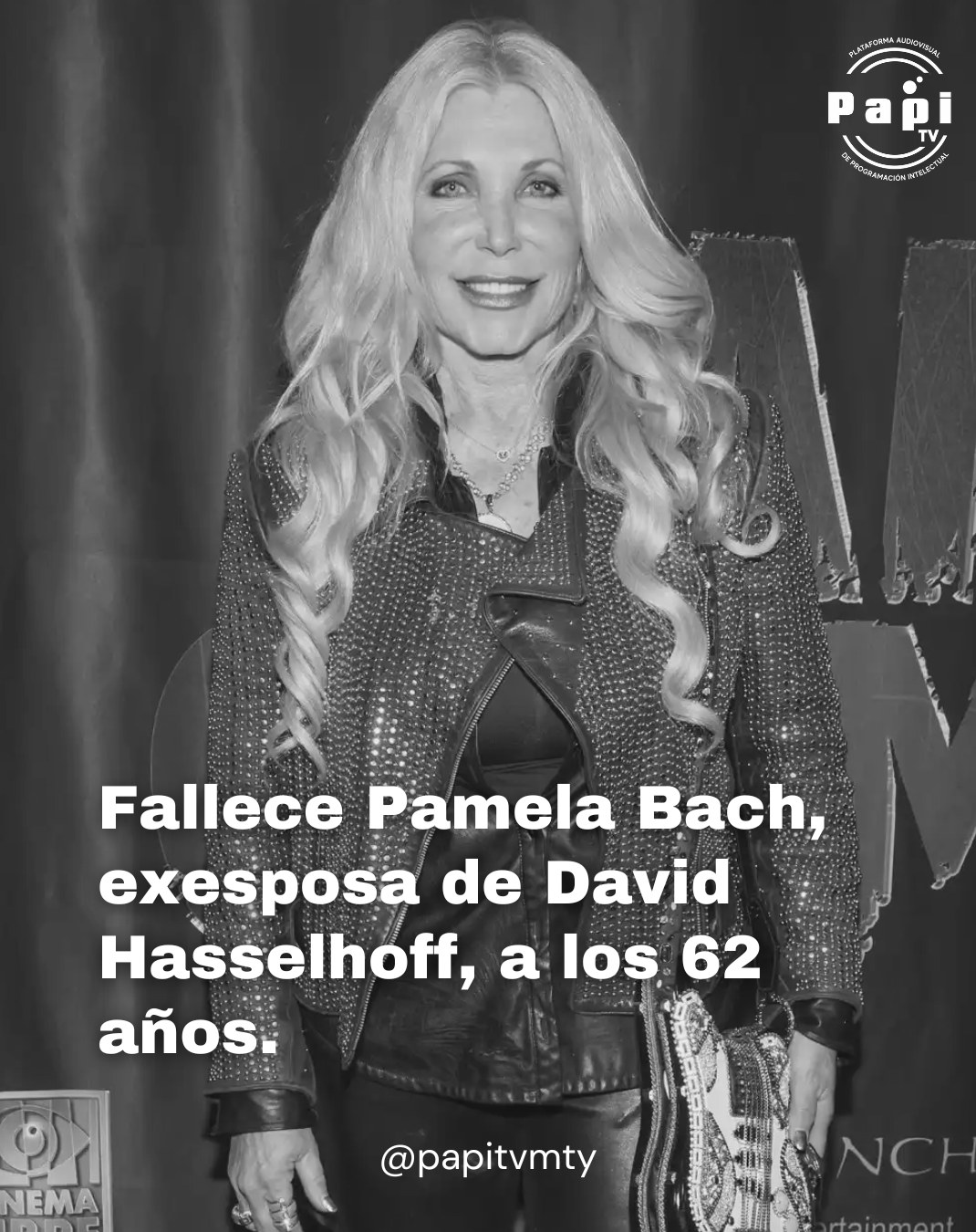 Papi Tv - #Entretenimiento 📱| La actriz Pamela Bach, conocida por su ...